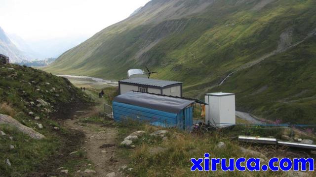 Casita en el descenso al Refugio Elisabetta