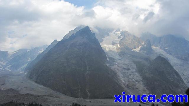 Glaciar de la Lée Blanche y Glaciar de Miage