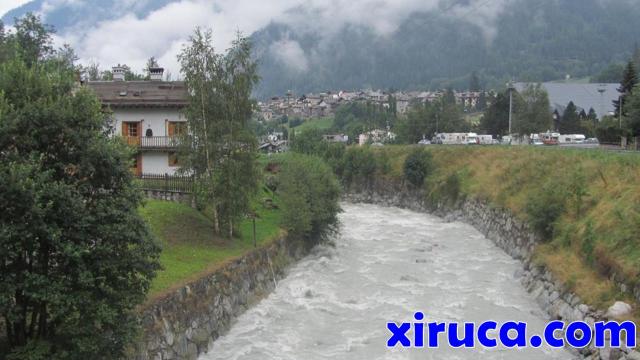 Río Doira a su paso por Courmayeur