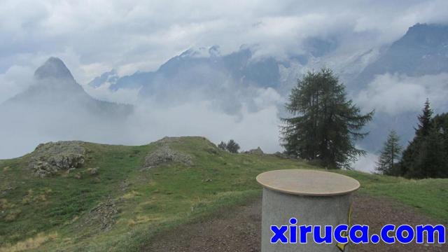 Mont Chétif desde tabla de orientación de La Pré