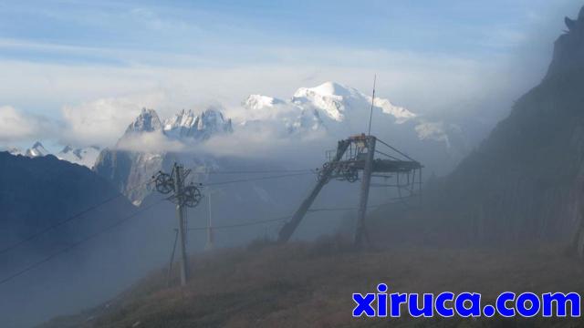 Mont Blanc desde los remontes de Col de Balme