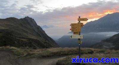 Amanecer en el Col de Balme