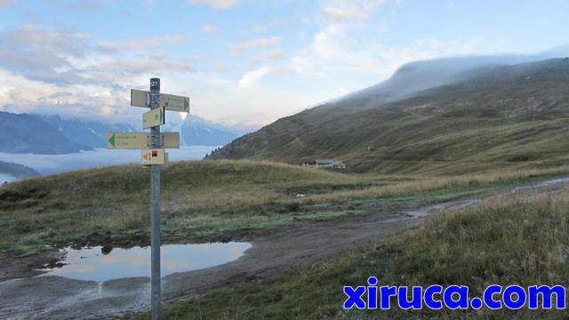 Chalets de Balme llegando a Col des Posettes