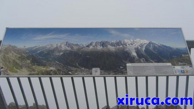 Plafón con vistas desde Le Brévent