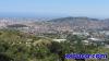 Barcelona desde cerca del Portell de Valldaura