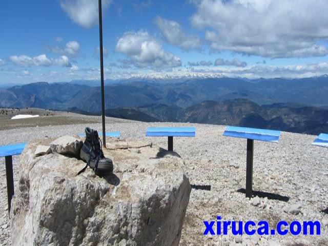 Xiruca en el Pedró dels Quatre Batlles