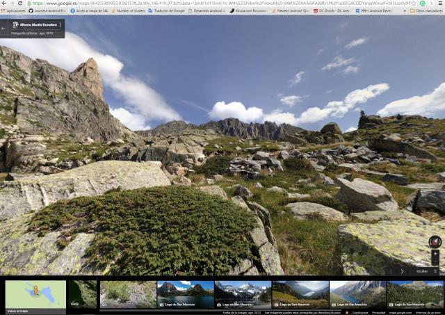 Agulles d'Amitges en Street View