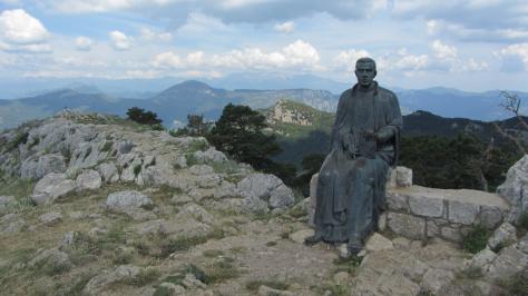 Jacint Verdaguer amb Canigó al fons