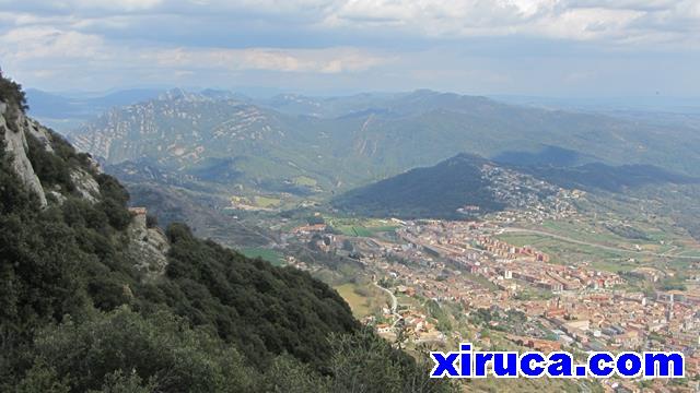 Picancel y Berga desde Santuario de Queralt