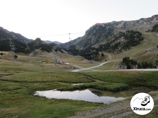 Pistas de esquí desde aparcamiento de l'Orri