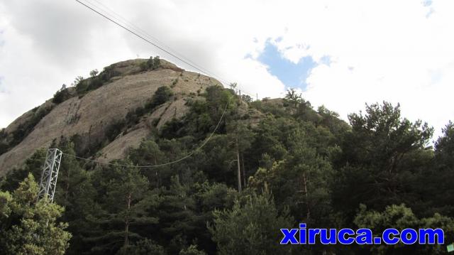 Cruz de la Mola de Lord desde el Collet del Santuari